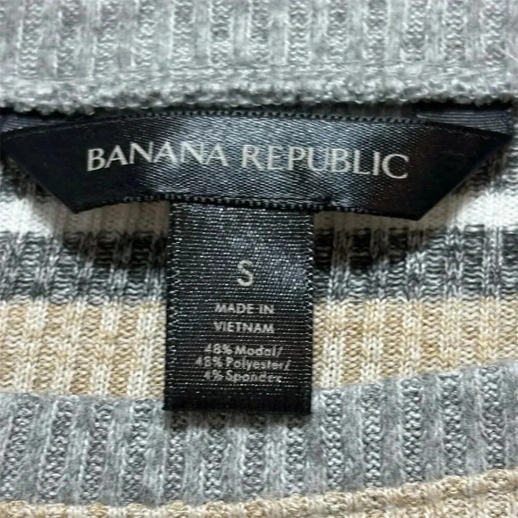 Banana Republic Women's Striped Knit Pullover Sweater Size S Multicolor - Picture 2 of 9